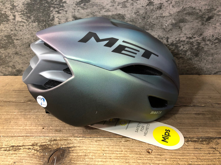 JP749 メット MET MANTA Mips ヘルメット Motion Blur/Matt M 2024/07製造