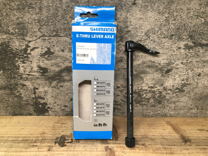 JK281 シマノ SHIMANO SM-AX76-B Eスルー Φ12mm 対応OLD:148mm