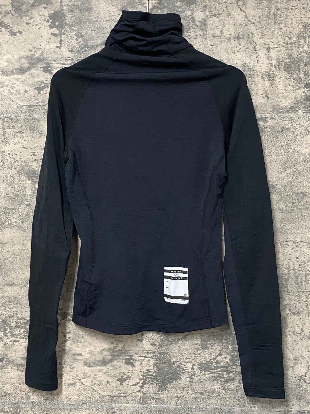 KB001 ラファ Rapha PRO TEAM THERMAL BASE LAYER LONG SLEEVE 長袖 ベースレイヤー 黒 XS 裏起毛