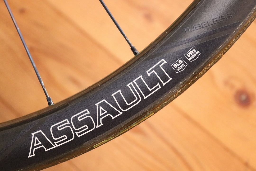 レイノルズ REYNOLDS アサルト ASSAULT SLG DISC カーボン チューブラー ホイールセット シマノ11S/12S 【芦屋店】