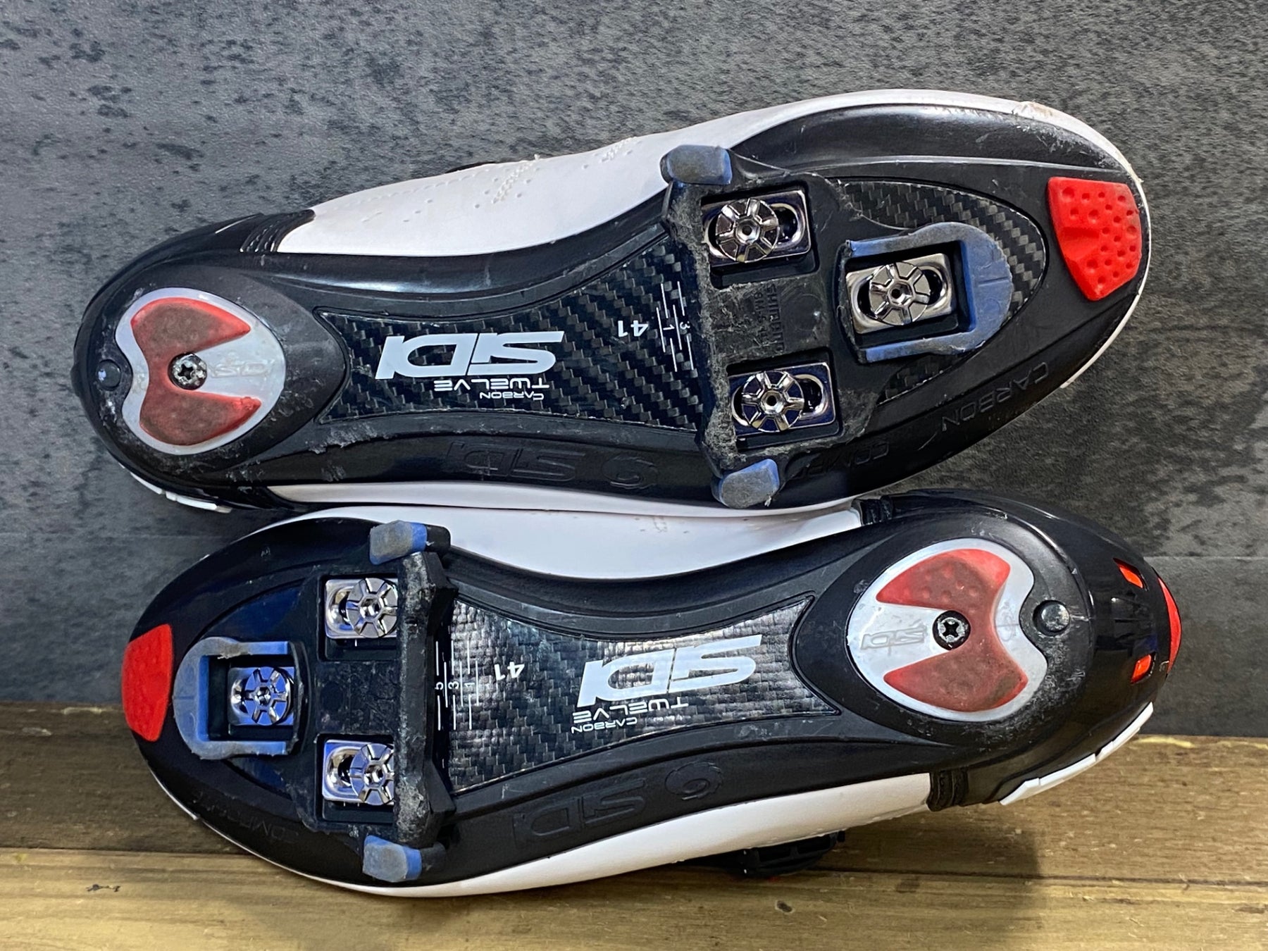 JV721 シディ SIDI CARBON TWELVE ビンディングシューズ 白 SPD-SL