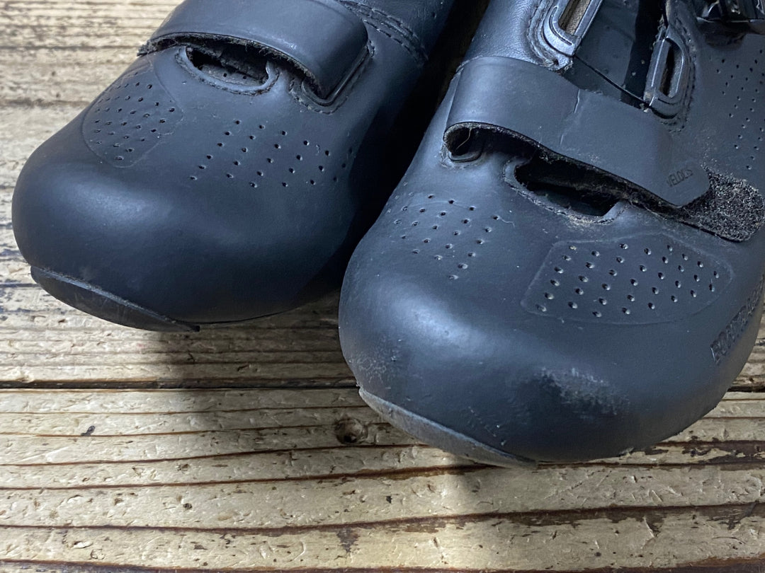 KF858 ボントレガー BONTRAGER VELOCIS WIDE ビンディングシューズ 黒 BOA 3穴 EU39 ※社外インナーソール