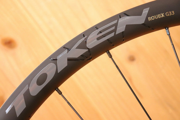 トーケン TOKEN ROUBX G33 カーボン チューブレスレディ ホイールセット シマノ 11S/12S 【芦屋店】