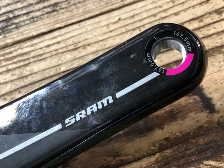 JX489 スラム SRAM レッド Red E1 クランクアーム 167.5mm dub WIDE規格