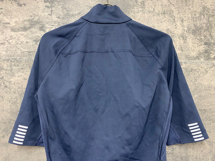 JE918 ラファ RAPHA PROTEAM 防風 半袖 サイクルジャージ M ハーフジップ