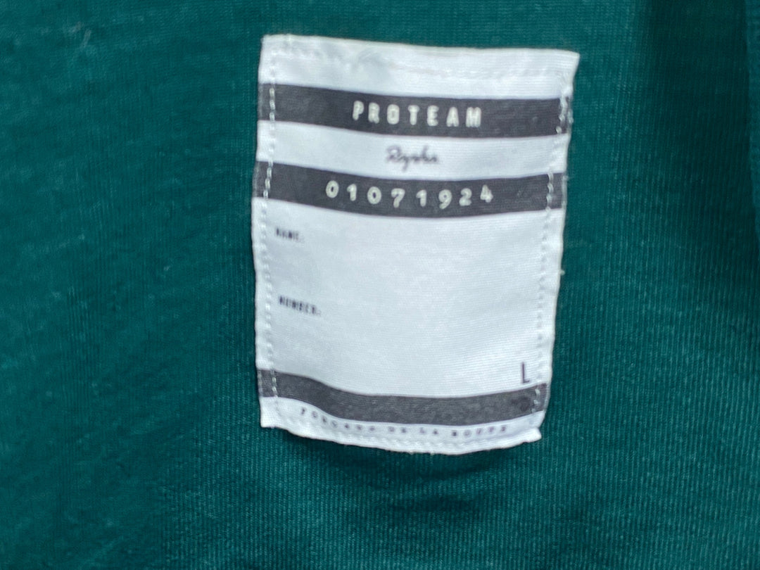 JV271 ラファ Rapha PRO TEAM THERMAL BASE LAYER 長袖 ベースレイヤー グリーン L 裏起毛