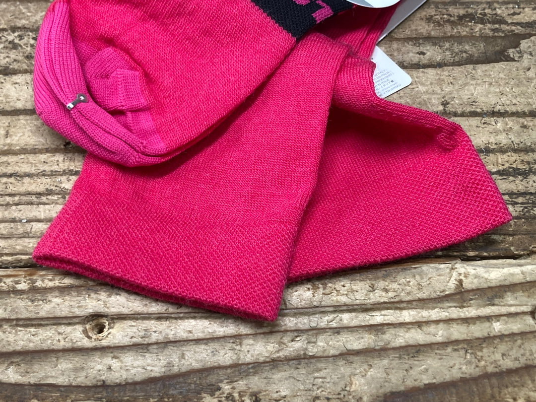 JE778 カステリ CASTELLI サイクルソックス 赤 S/M