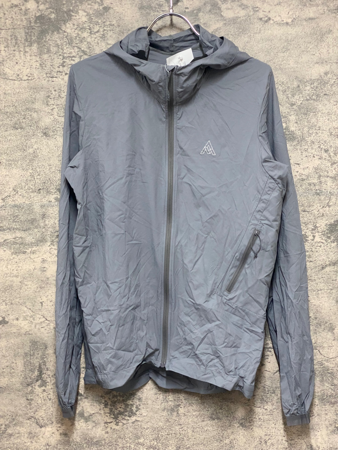 KQ680 セブンメッシュ 7MESH HOODY 長袖 ウインドブレイカー グレー XS