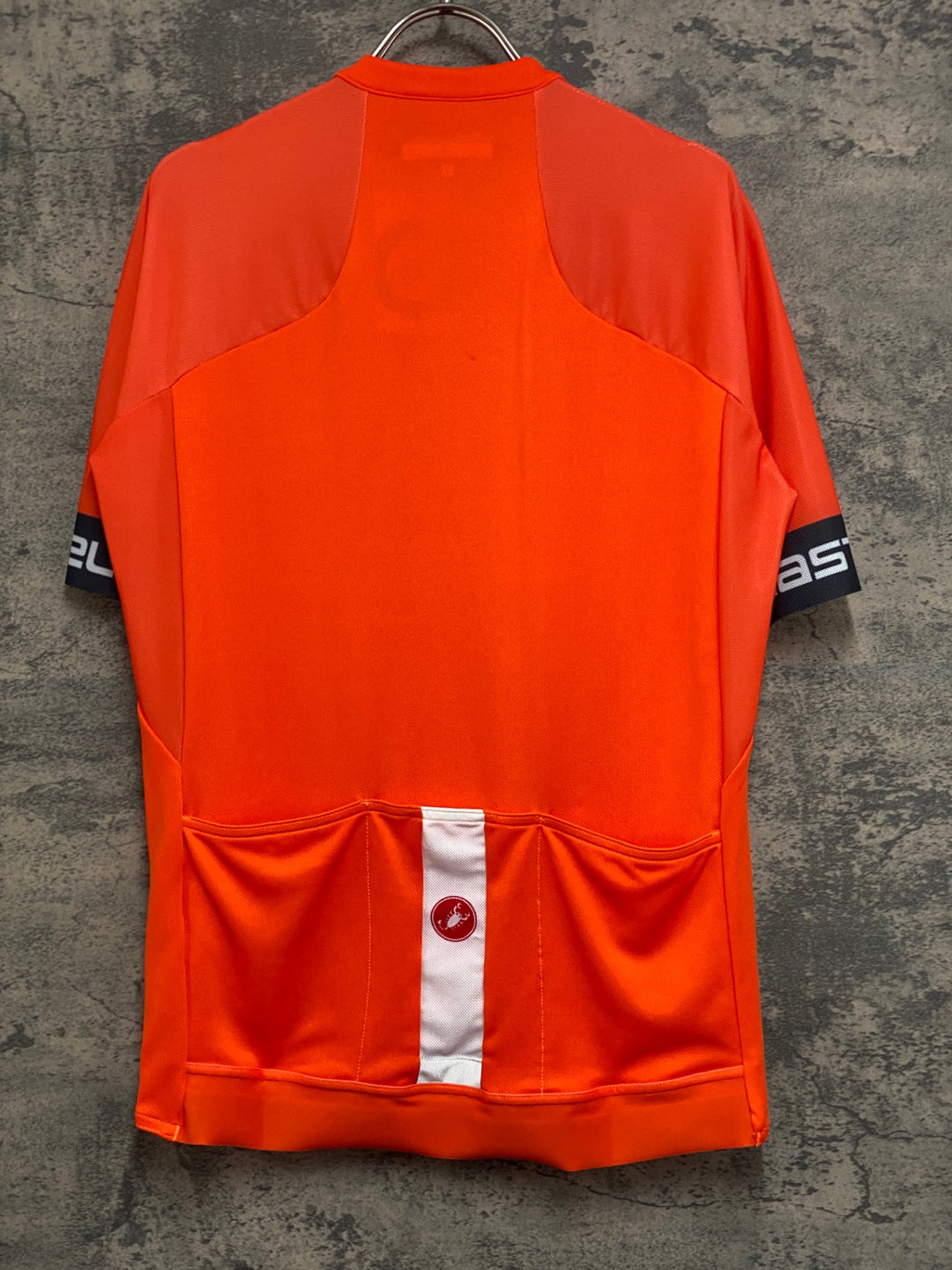 KG570 カステリ CASTELLI 半袖 サイクルジャージ オレンジ L