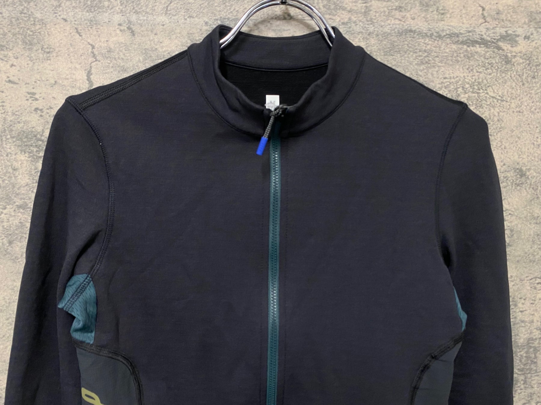 JF702 マープ MAAP Alt_Road LS Jersey 長袖サイクルジャージ 黒緑 S