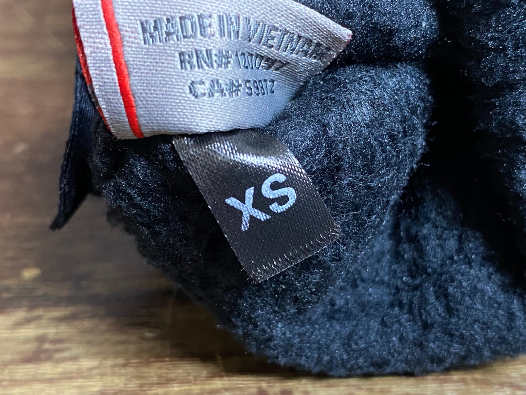 JK209 カステリ CASTELLI ROSSOCORSA perfetto 長指 グローブ 黒 XS 裏起毛 WINDSTOPPER ※タグカット