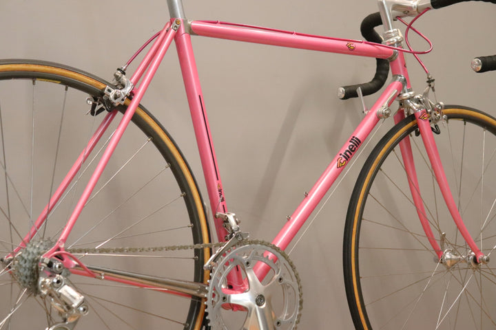 チネリ CINELLI スーパーコルサ SUPERCORSA 52サイズ カンパニョーロ クローチェダウネ MIX 7S クロモリ ロードバイク 【仙台店】