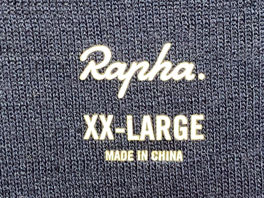 JQ107 ラファ Rapha CLASSIC JERSEY 2 半袖サイクルジャージ 紺 XXL ※生地ほつれあり