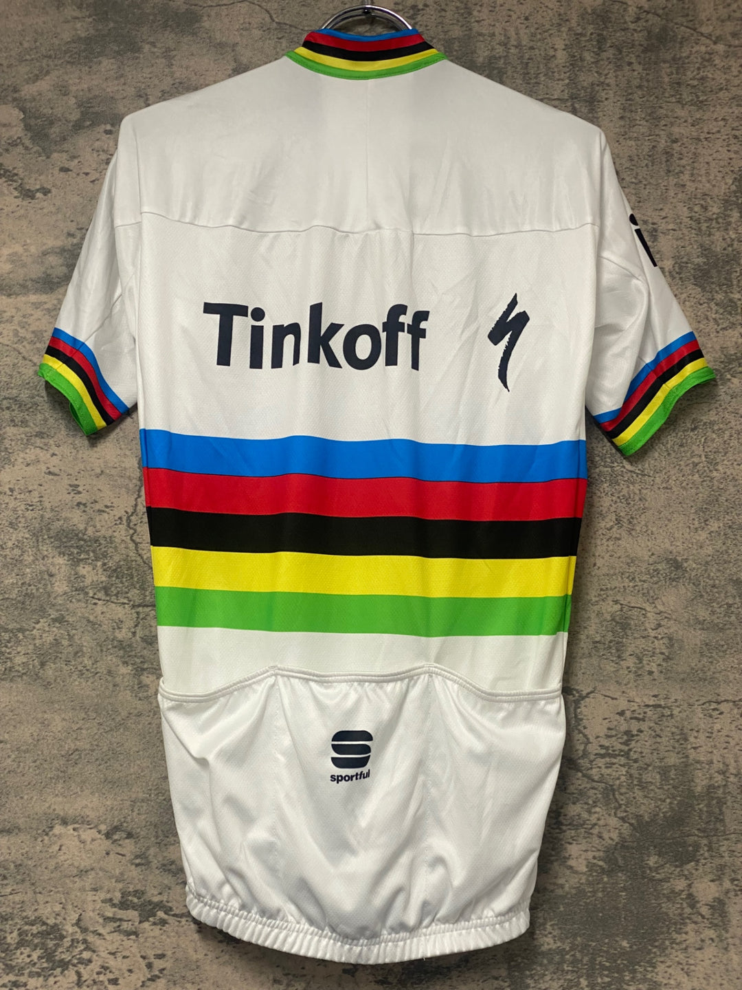 KJ817 スポーツフル sportful 半袖 サイクルジャージ 白 L TINKOFF