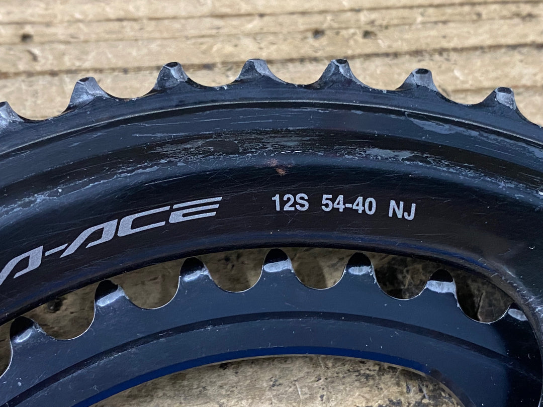 KM591 シマノ SHIMANO デュラエース DURA-ACE FC-R9200 チェーンリング 54/40T 12S※コーティング剥がれ