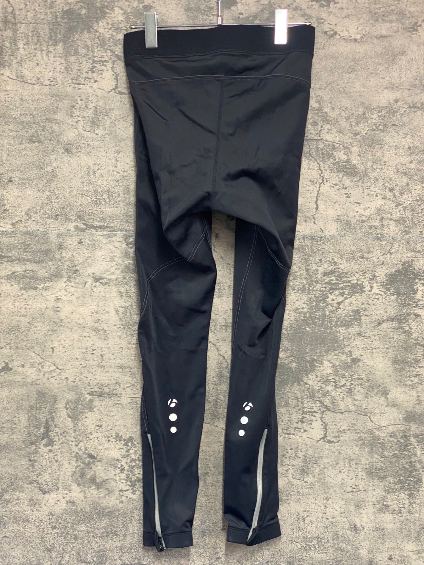 JX669 ボントレガー BONTRAGER レーサータイツ黒 レディース S 裏起毛