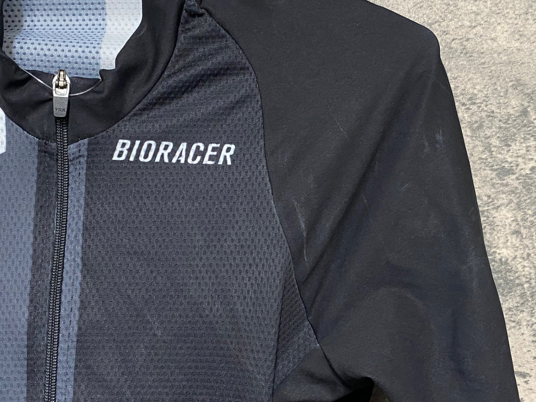 JT124 ビオレーサー BIORACER 半袖 ワンピース エアロジャージ 黒 2/S