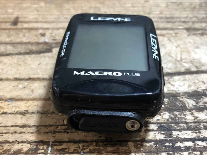 KK458 レザイン LEZYNE MACRO PLUS サイクルコンピューター 黒