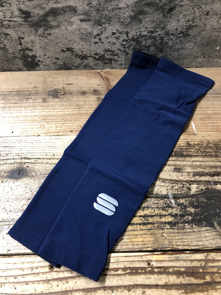 JS547 スポーツフル SPORTFUL ARM WARMWERS アームウォーマー Mサイズ 紺色