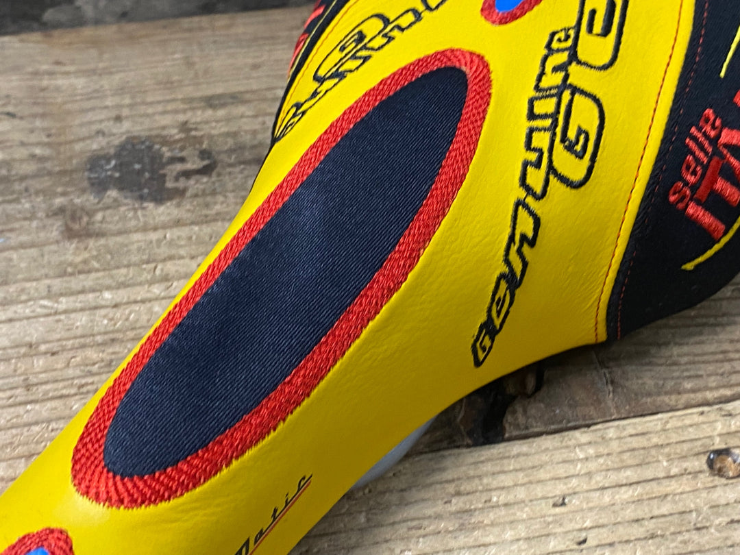 KJ650 セライタリア SELLE ITALIA TRIMATIC サドル MANGANESEレール 黄