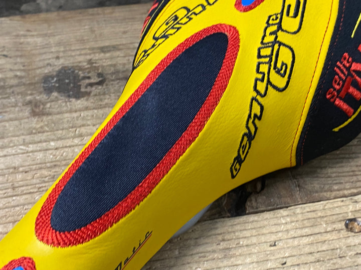 KJ650 セライタリア SELLE ITALIA TRIMATIC サドル MANGANESEレール 黄