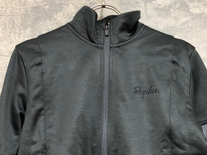 JR822 ラファ Rapha MEN'S LS CLASSIC WINTER JERSEY 長袖 サイクルジャケット Sサイズ 黒 裏起毛