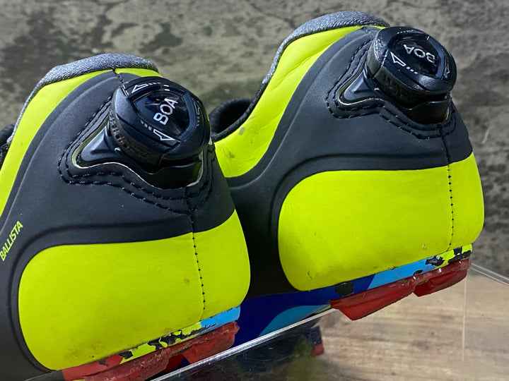 KK644 ボントレガー BONTRAGER BALLISTA ビンディングシューズ SPD-SL EU42 黄 ※ソール傷