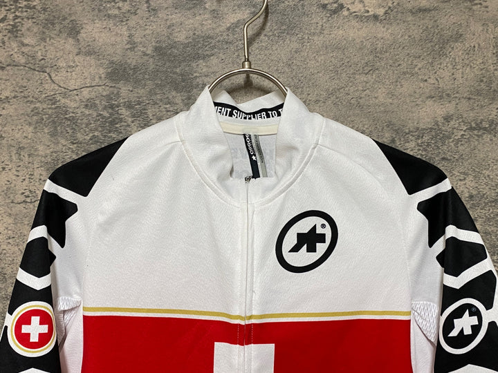 JP797 アソス ASSOS 半袖 サイクルジャージ SWISSカラー Mサイズ