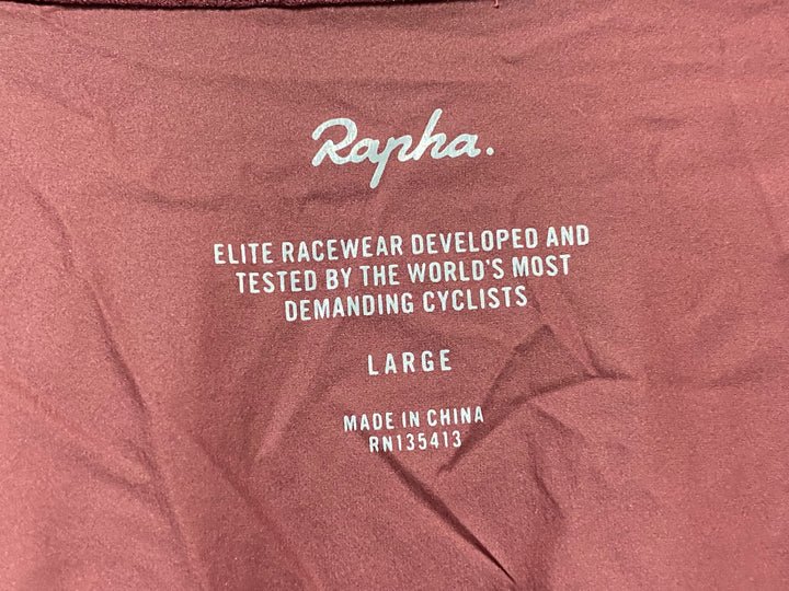 KM920 ラファ Rapha PRO TEAM LIGHTWEIGHT WIND JACKET 長袖 ウィンドブレーカー 赤 L
