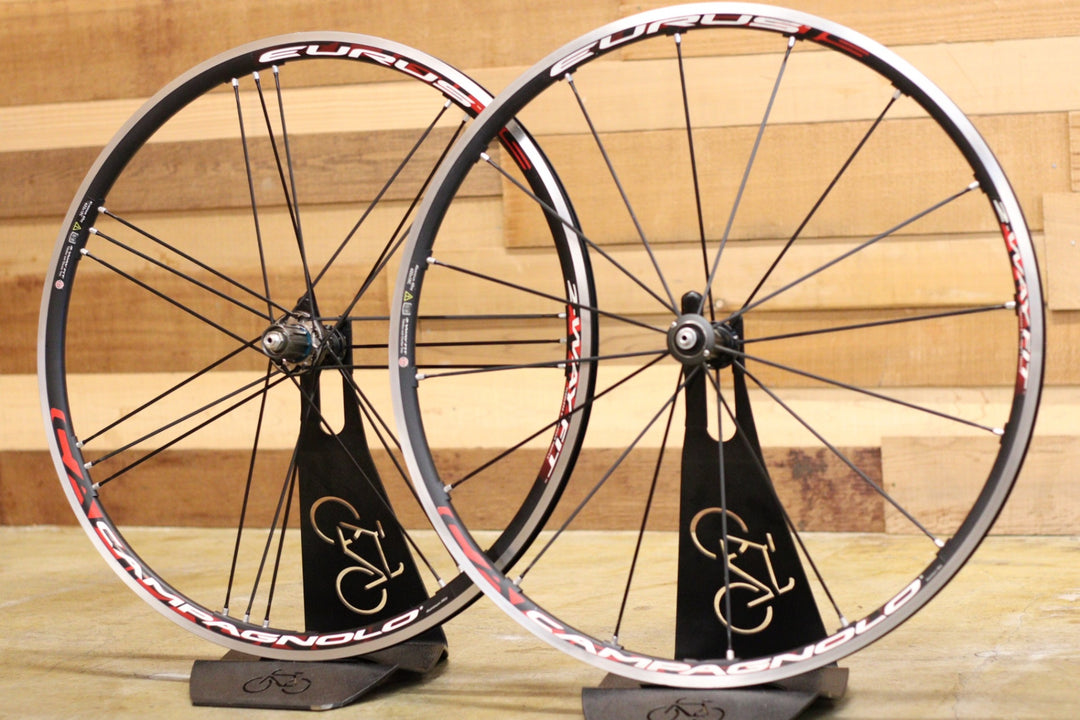 カンパニョーロ CAMPAGNOLO ユーラス EURUS 2WAY-FIT シマノ 10S ナローリム 15C アルミ チューブレス ホイールセット 【立川店】