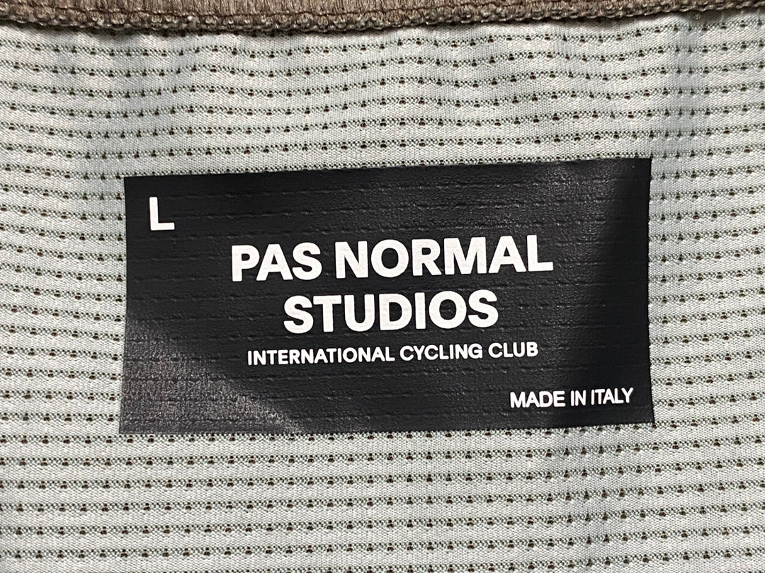 KA538 パスノーマルスタジオ PAS NORMAL STUDIOS MECHANISM JERSEY 半袖 サイクルジャージ アースカラー L