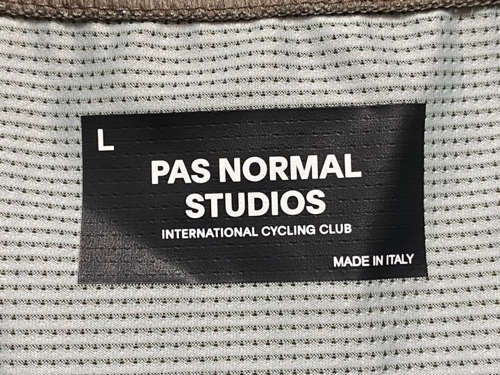 KA538 パスノーマルスタジオ PAS NORMAL STUDIOS MECHANISM JERSEY 半袖 サイクルジャージ アースカラー L