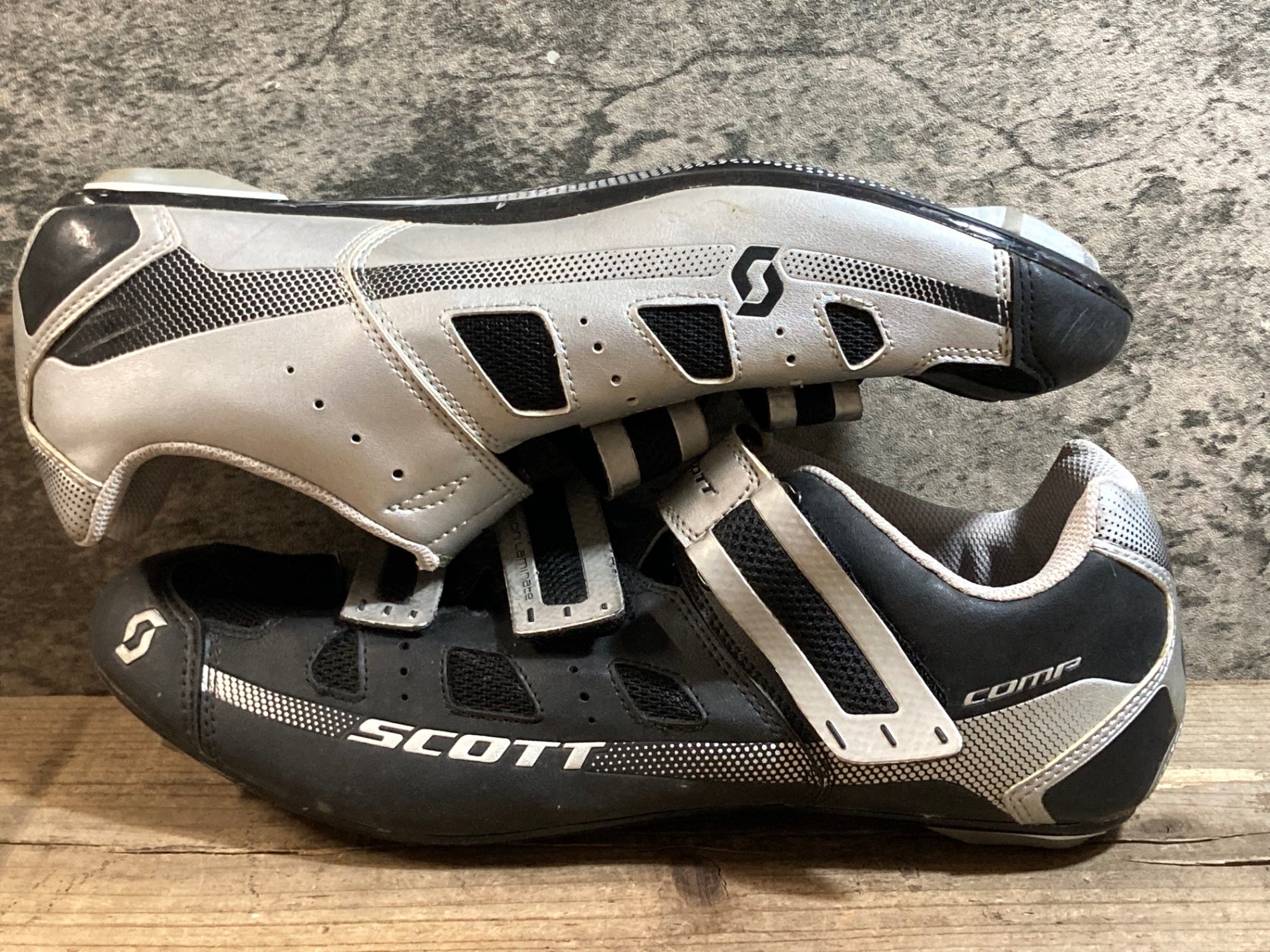 KE358 スコット SCOTT ビンディングシューズ SPD-SL EU45 黒銀 – BICI