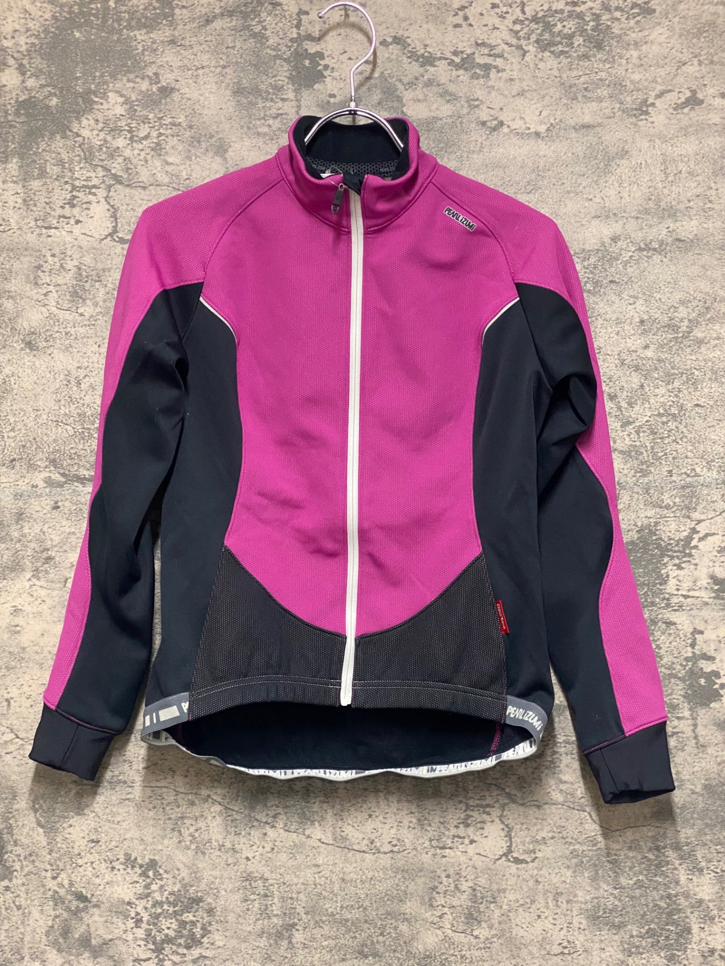 KA222 パールイズミ PEARL iZUMi 長袖 サイクルジャケット 紫 黒 S 裏