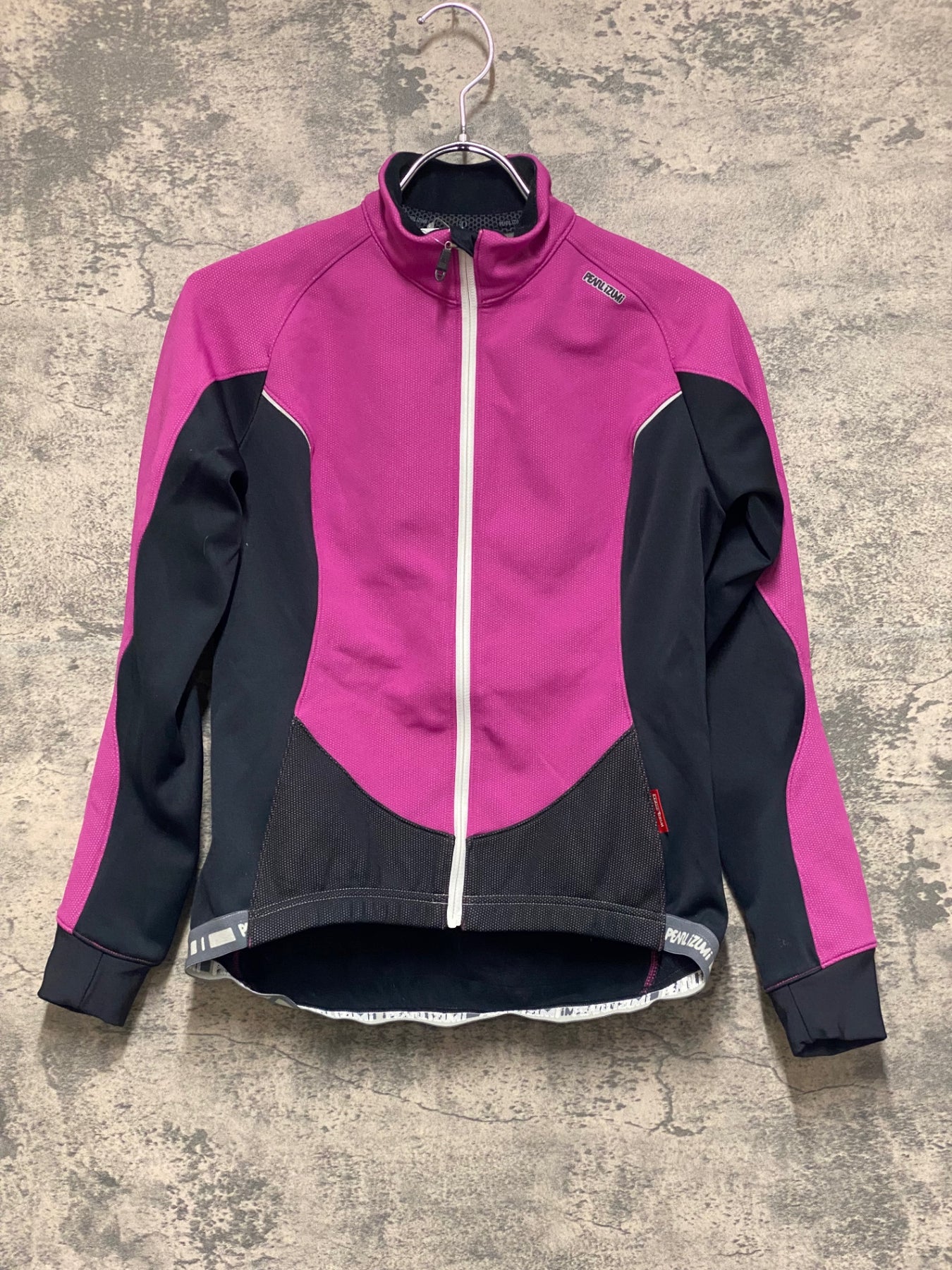 KA222 パールイズミ PEARL iZUMi 長袖 サイクルジャケット 紫 黒 S 裏