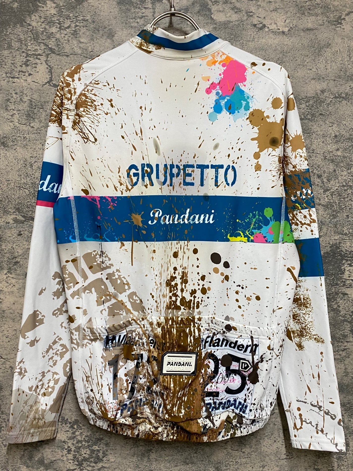 pandai様・専用 JR211 パンダーニ pandani 長袖サイクルジャージ 白茶 M 裏起毛 – BICI