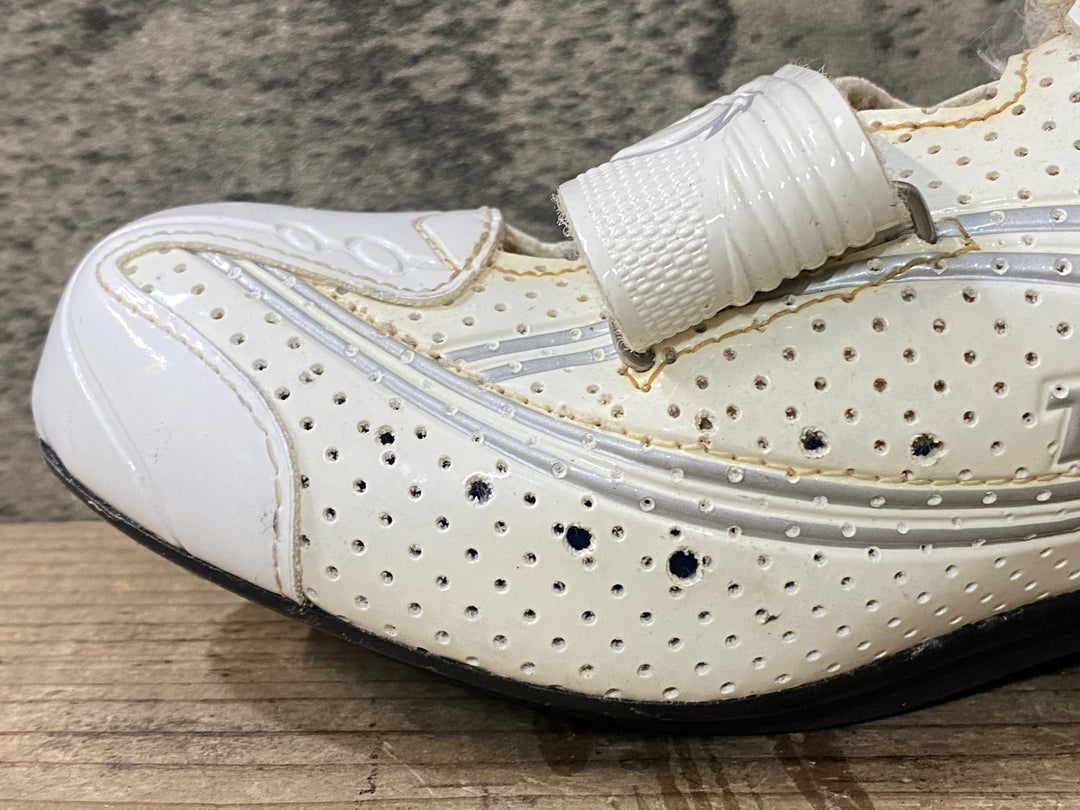 JZ158 シディ SIDI T3 トライアスロン ビンディングシューズ 白 EU39
