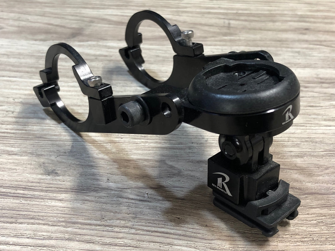 JY451 レックマウント REC-MOUNTS 両持ちサイコンマウント Φ31.8 ガーミン、キャットアイ用