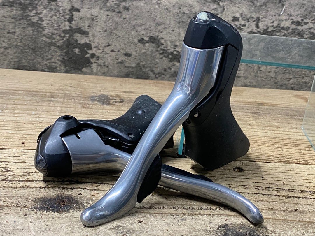 KC859 シマノ SHIMANO 105 ST-5600 STIレバー 左右セット ※変速不良のためジャンク