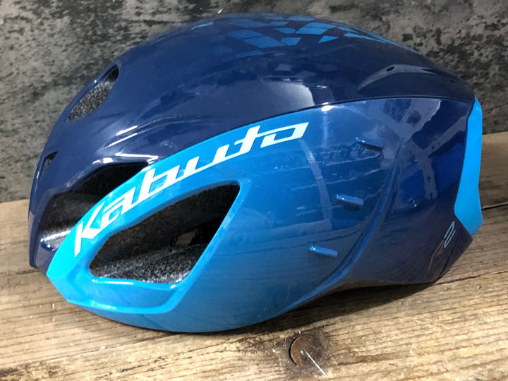 KM772 カブト Kabuto AERO R2 ヘルメット L/XL 59-61cm ※使用期限切れのためジャンク