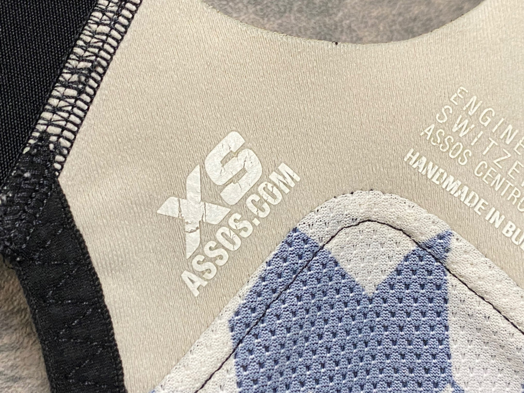 JN763 アソス assos T.EQUIPE EVO ビブショーツ 黒 XS ※プリント劣化
