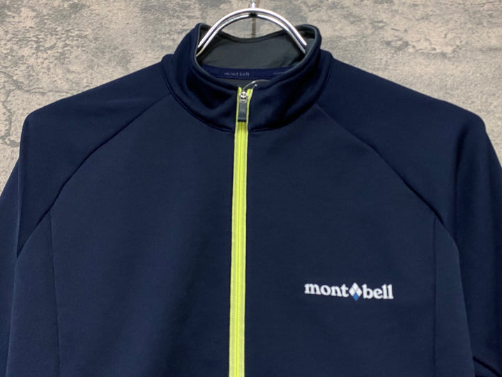 KJ047 モンベル mont-bell 長袖 サイクルジャージ 紺 S