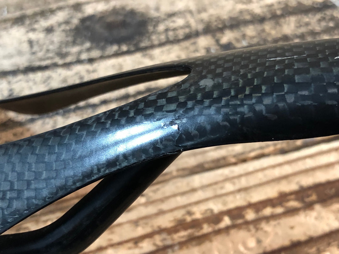 JM535 TNI カーボンフライ CarbonFly カーボンサドル 155mm ※クラックのためジャンク