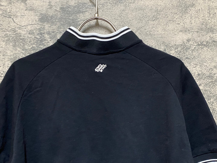 JO843 FRED PERRY × narifuri ハーフジップ シャツ 黒 M