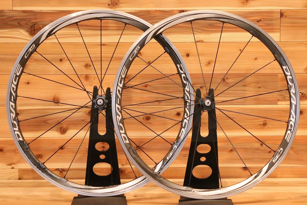 シマノ SHIMANO デュラエース DURA-ACE WH-9000-C35-CL シマノ 11S/12S 15C アルミ/カーボン クリンチャー  ホイールセット 【広島店】