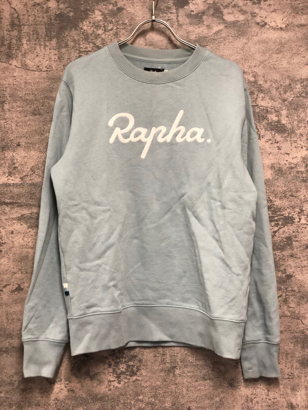JD989 ラファ Rapha LONG SWEATSHIRT 長袖 スウェット 水 S 裏起毛