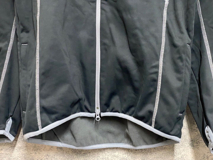 JO209 ルコックスポルティフ le coq sportif 長袖 サイクルジャケット 黒 O 裏起毛