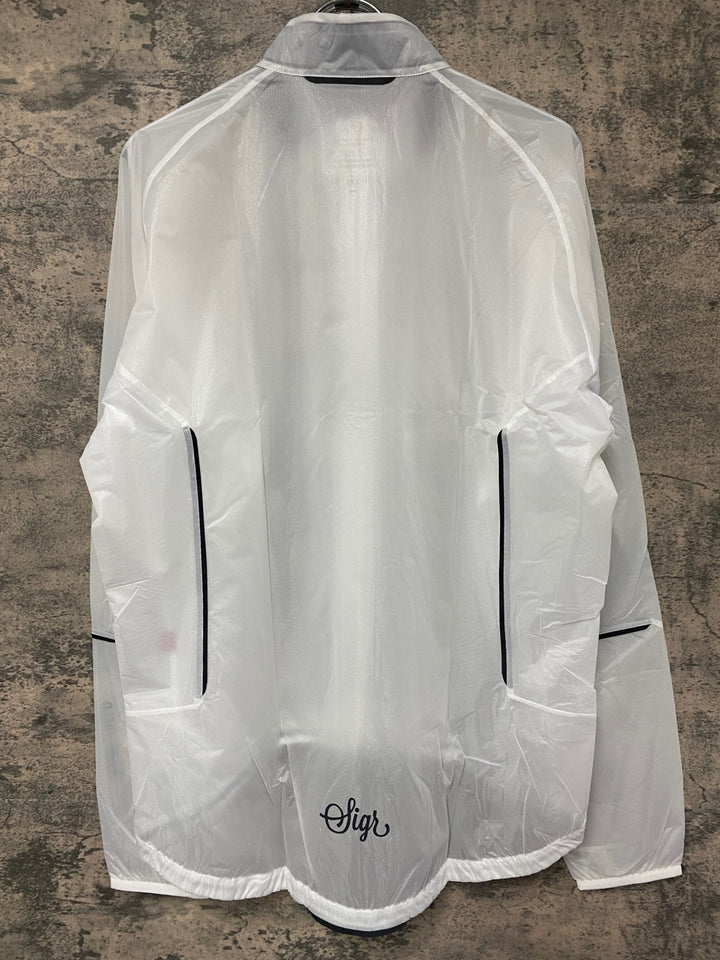JI120 シーガー Sigr 長袖 レインジャケット 白 XXL