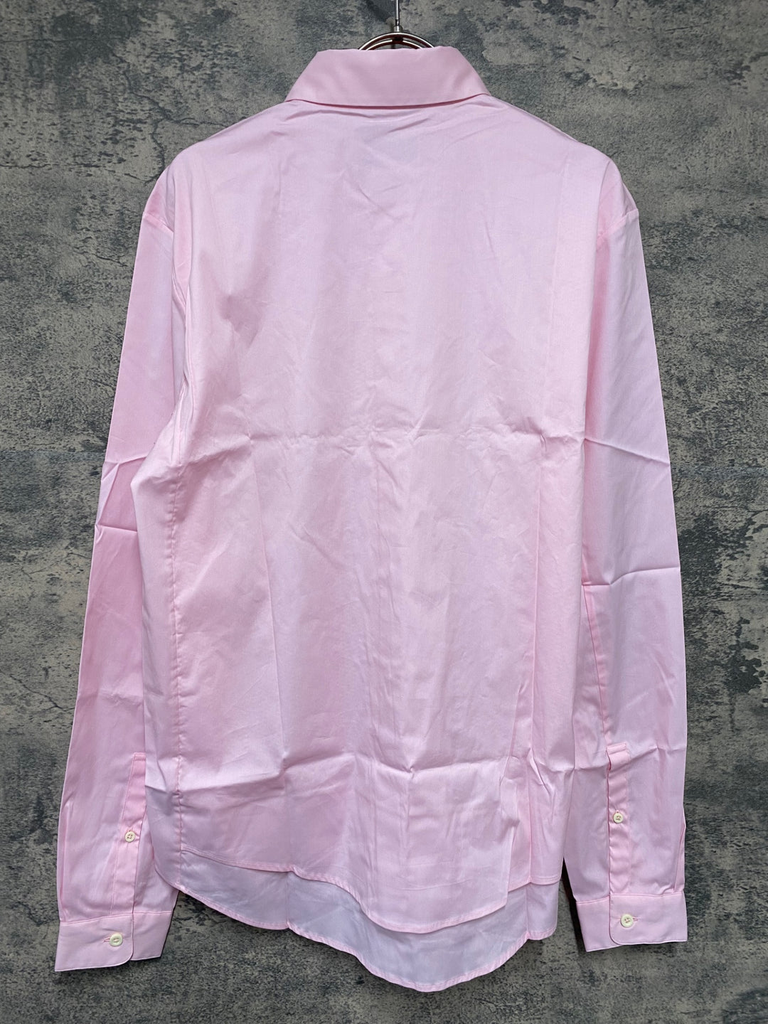 KD499 ラファ Rapha POPLIN SHIRT 長袖 シャツ ピンク M ※シミ