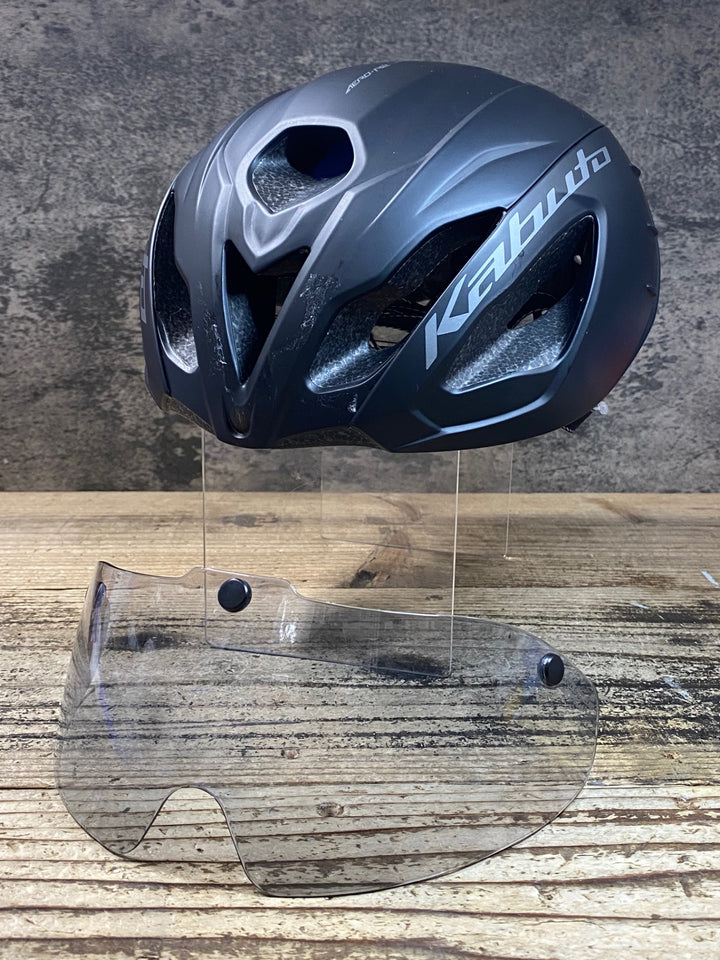 JW560 カブト KABUTO AERO R2 ヘルメット 黒 L/XL 59-61cm 2024年2月製造